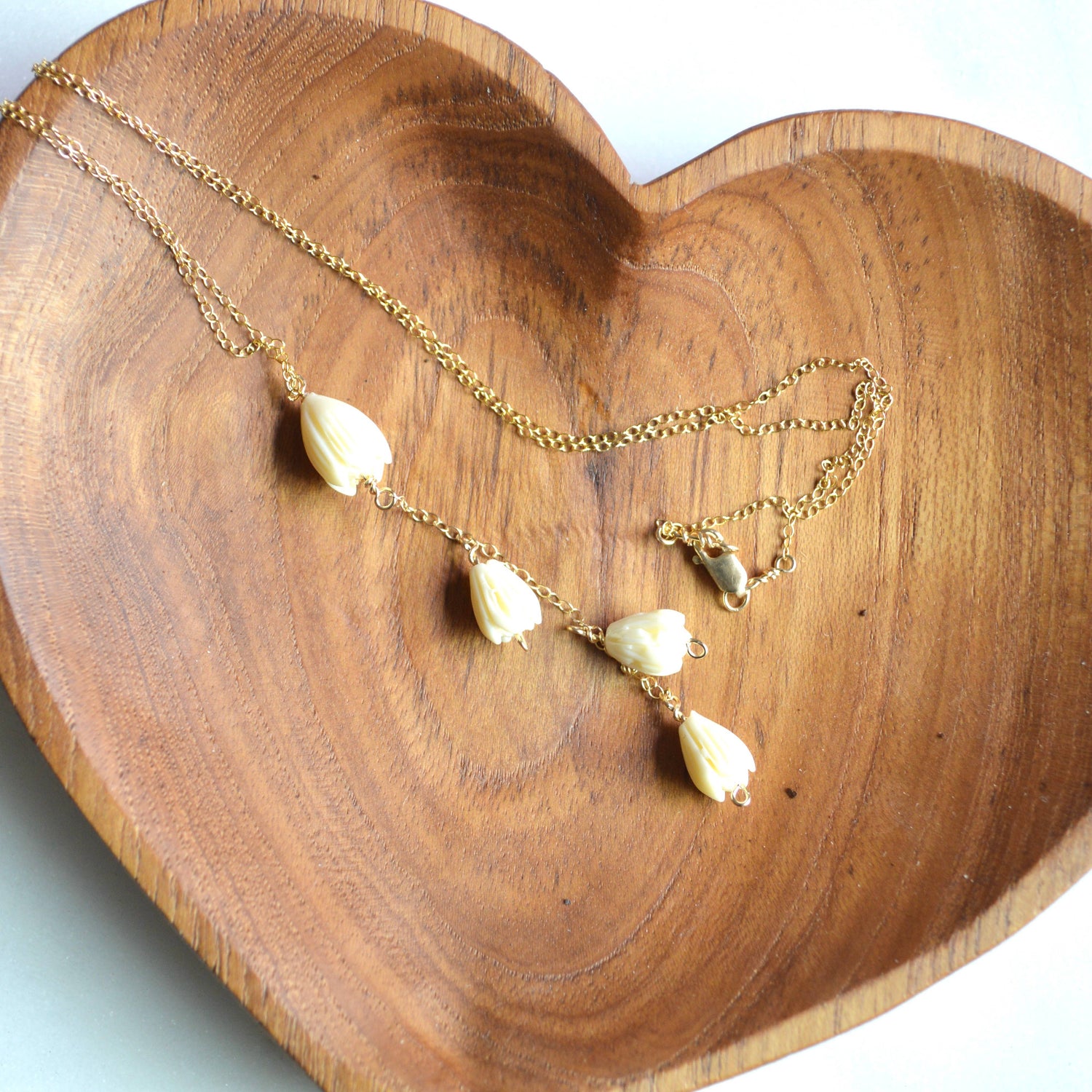 Pikake Lariat Necklace