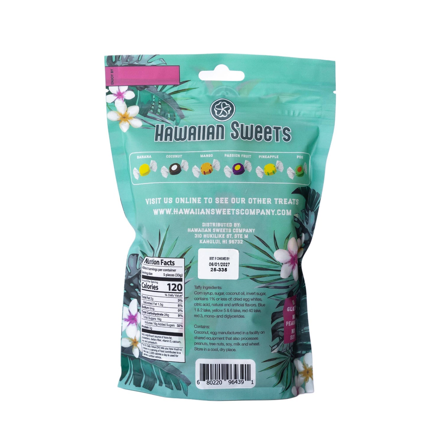 Hawaiian Mix Salt Water Taffy
