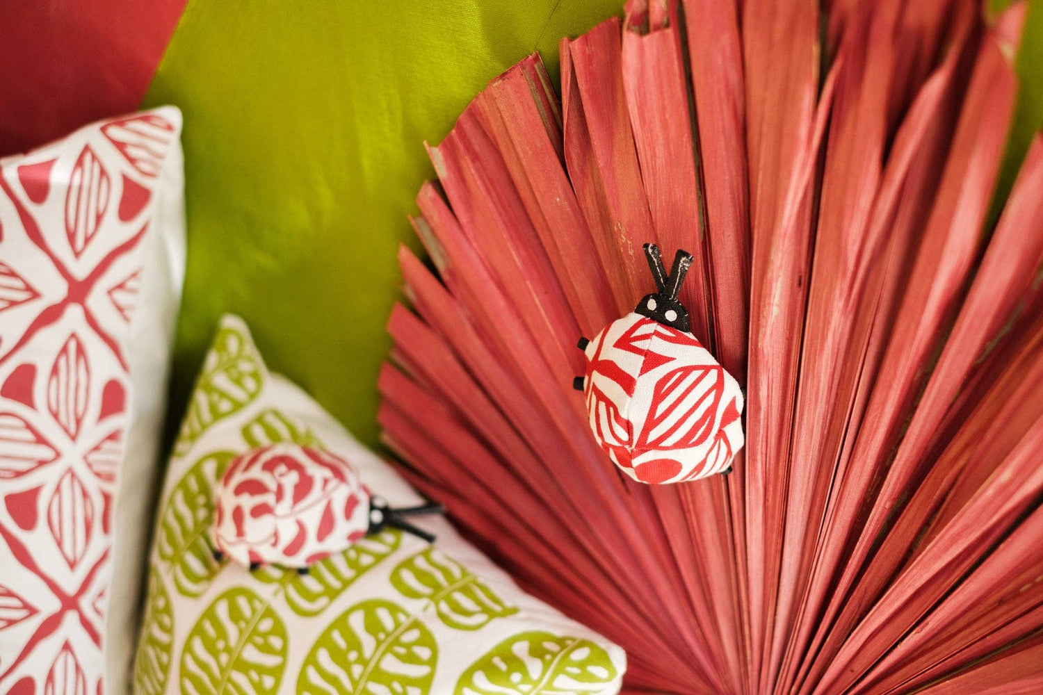 Handsewn Ladybugs