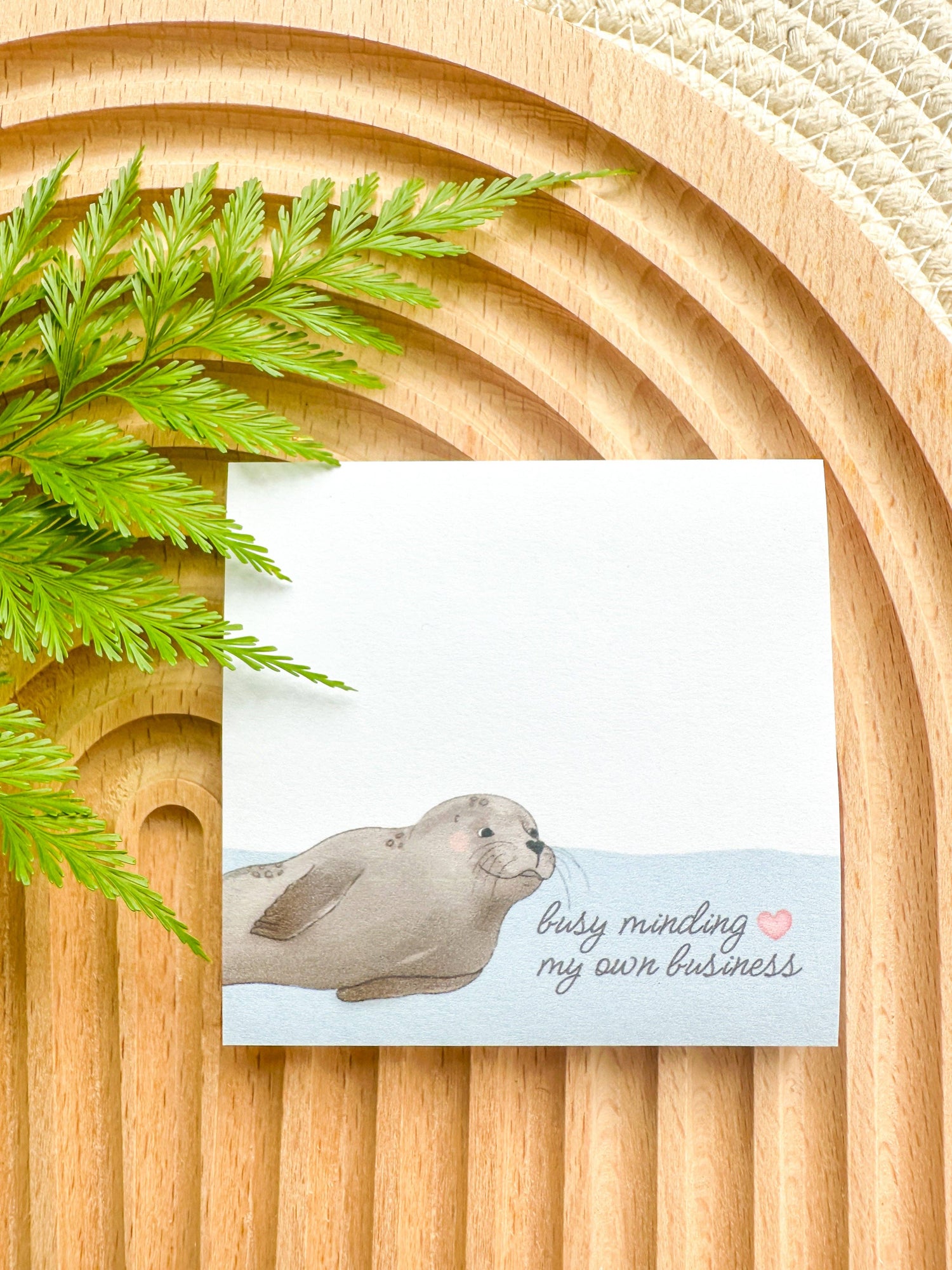 Hawaiian Monk Seal Post-It Notes