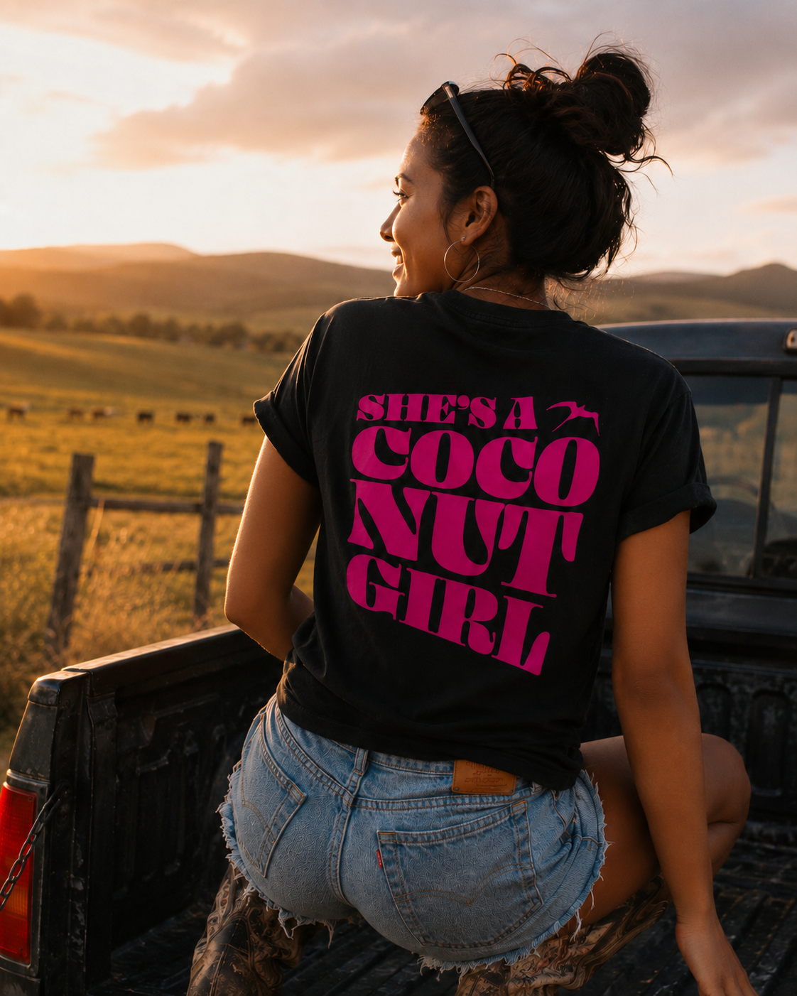 Coconut Girl Boxy Tee - Available August 1st~
