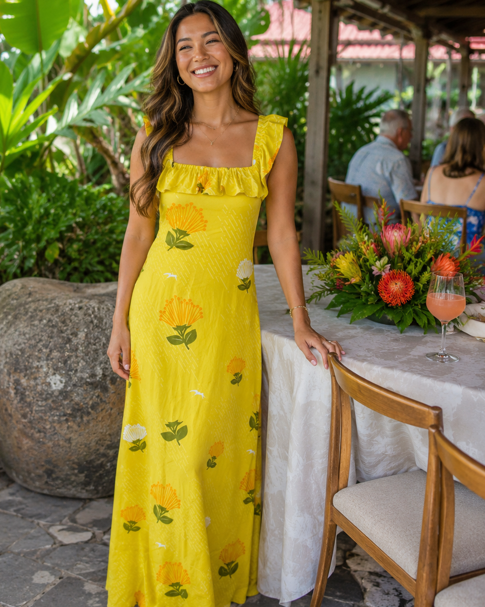 ʻŌhiʻa Lehua Collection Flutter Dress - Arriving August 20th!