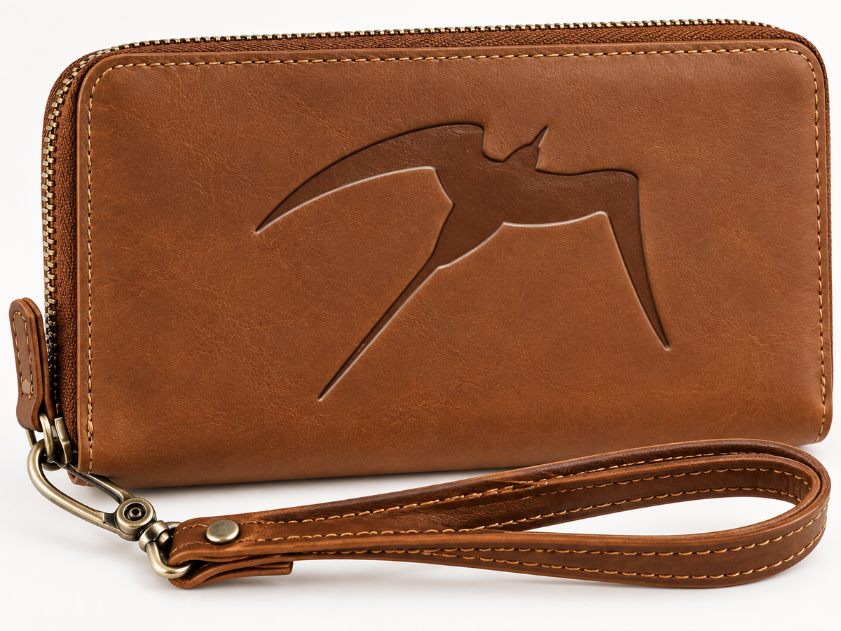 COMING SOON! Genuine Leather Manu Nui Zip Wallet