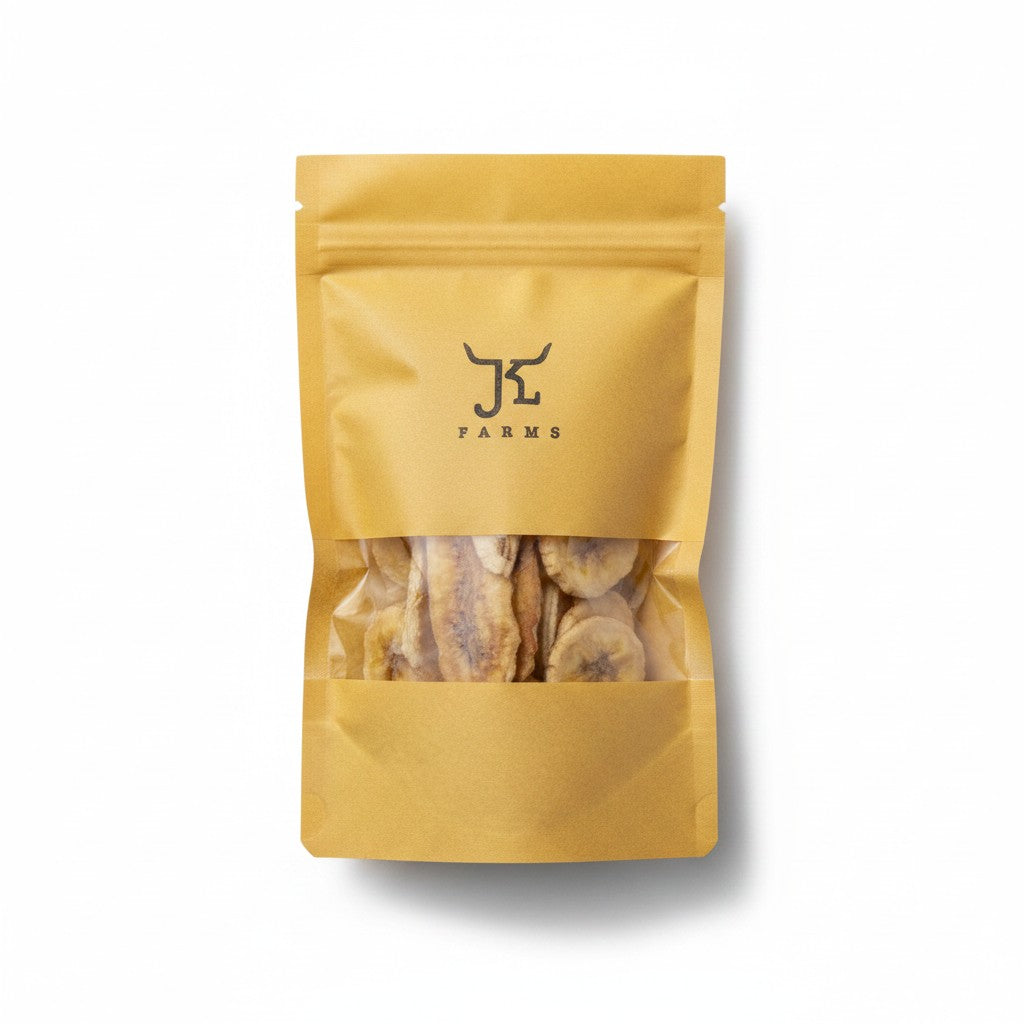 JKL FARMS Dried Organic Apple Bananas