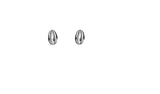 Mini Ocean Cowrie Shell studs Silver