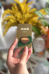 ʻAwa (Kava) Cultural Enamel Pin – Native Hawaiian Design
