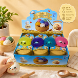 Squeezy Dumpling Viral Stress Toy Display of 12