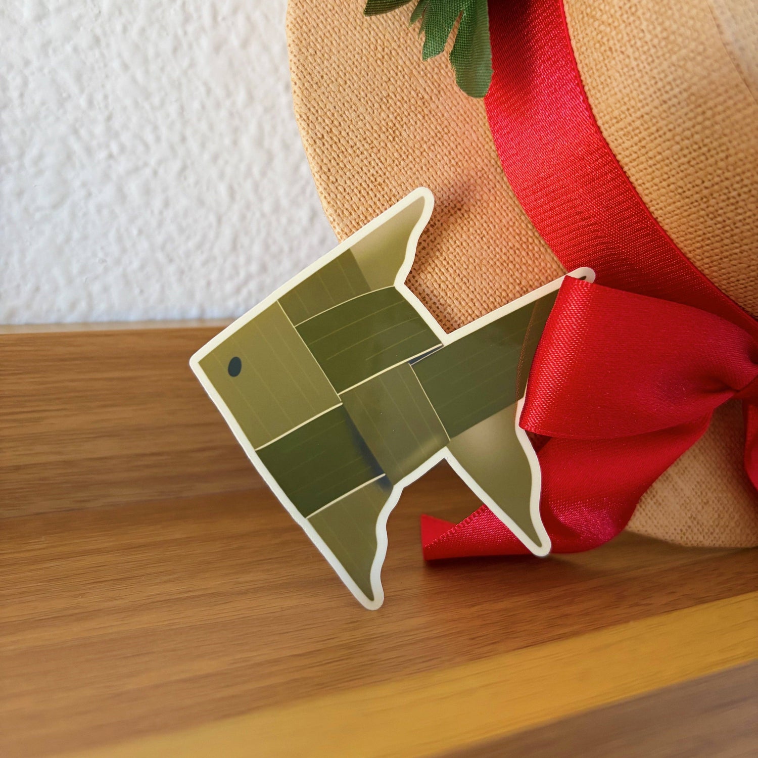 Woven Fish Sticker