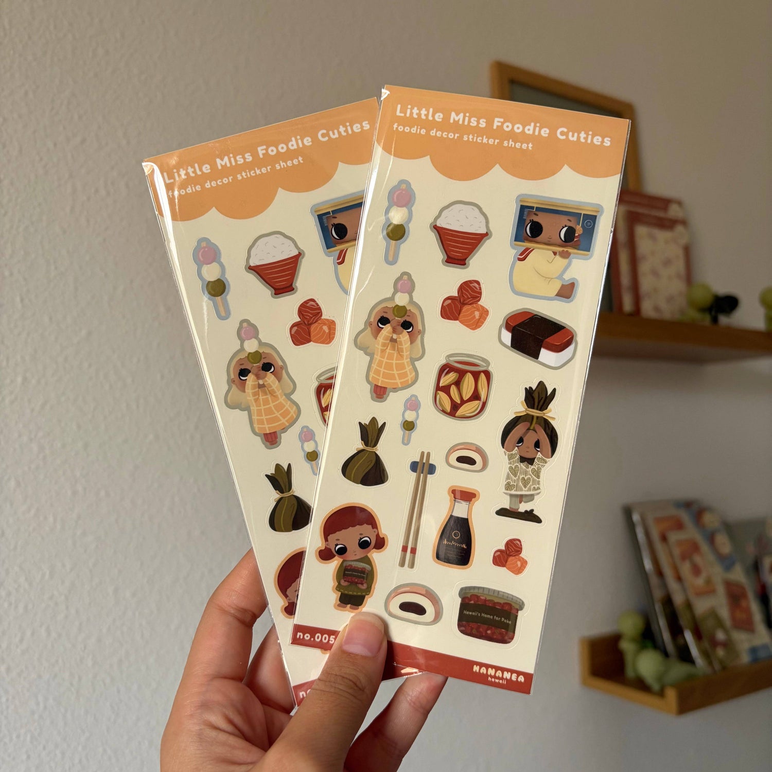 Little Miss Foodie Cuties Sticker Sheet