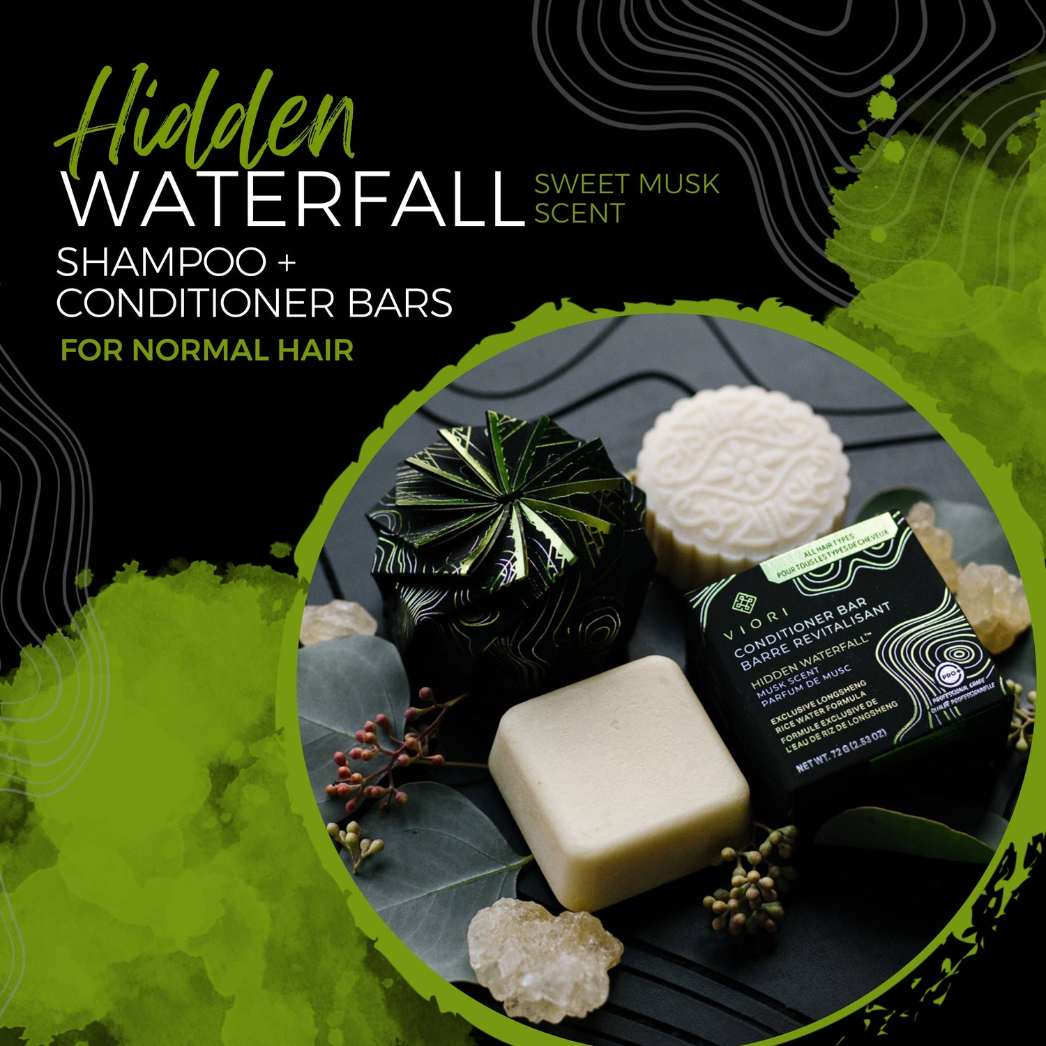 Rice Water Shampoo Bar | Hidden Waterfall™ | All Hair