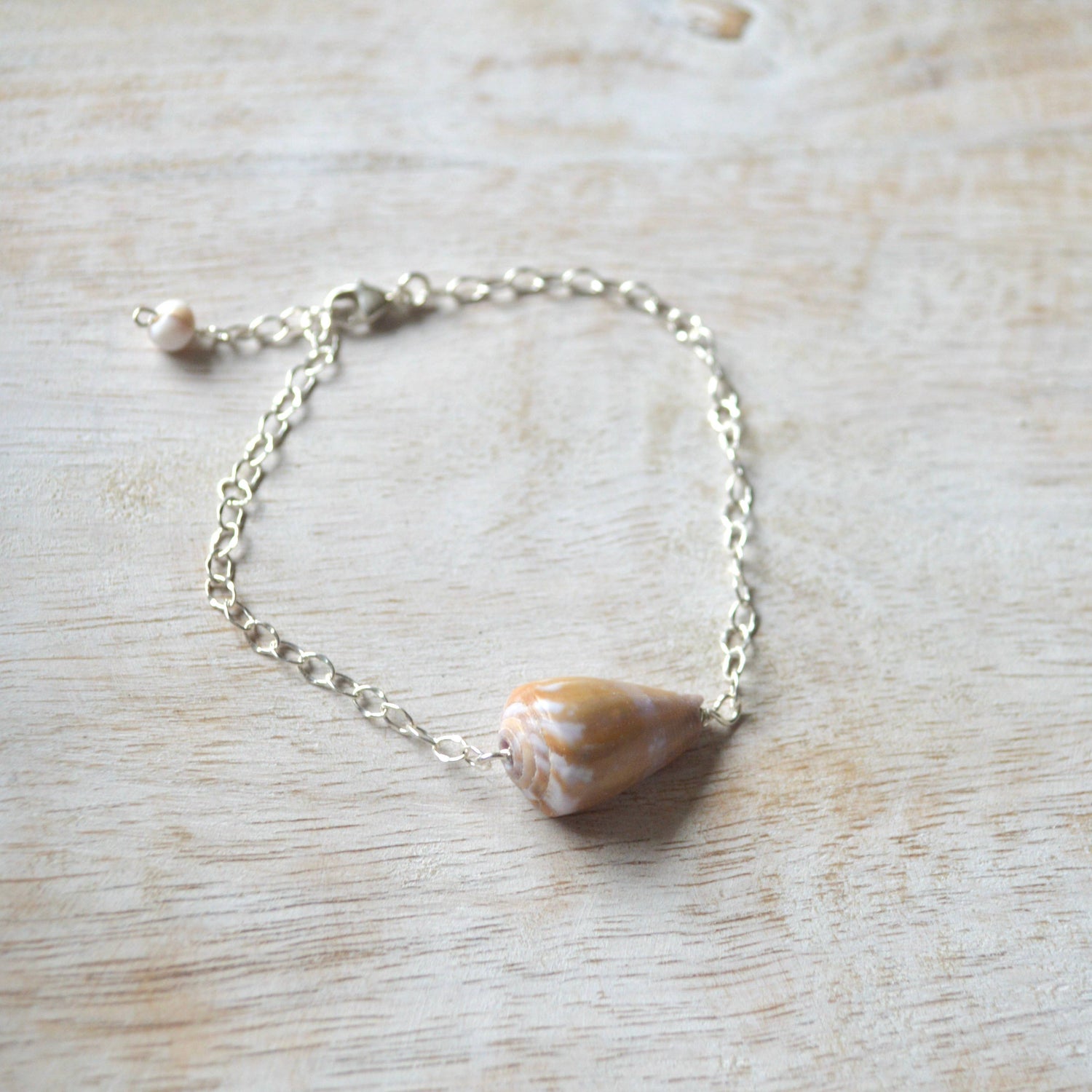Cone Shell Chain Bracelet