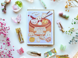 Welcoming Your Newest Little Dumpling Baby Shower Greeting Card | Shumai Dumpling Baby Congratulations Card | Xiao Long Bao Dumpling Greeting Card | Gyoza Baby Shower Greeting Card