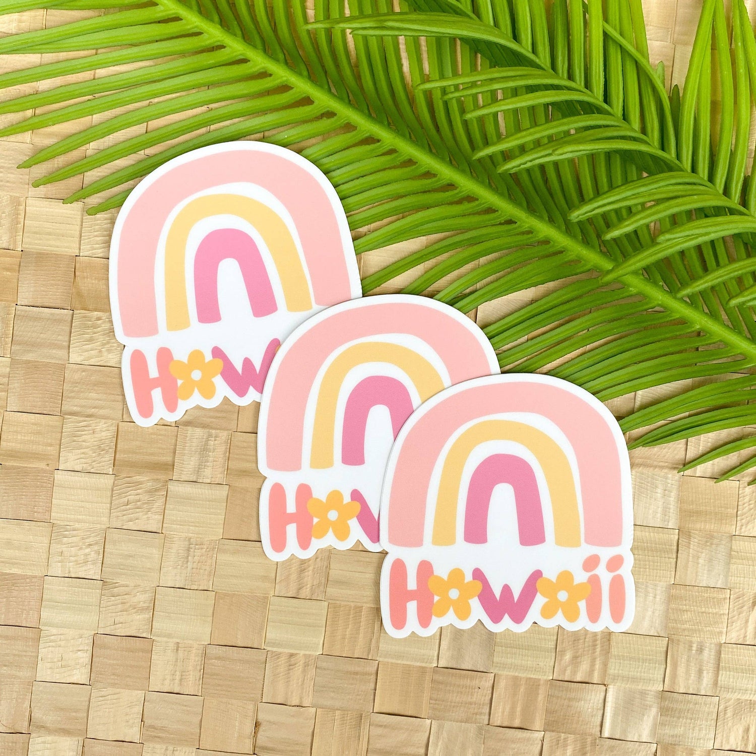 Hawaiian Rainbow Sticker