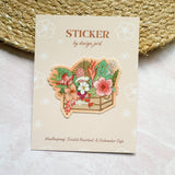 Peachy Pua - Large Sticker
