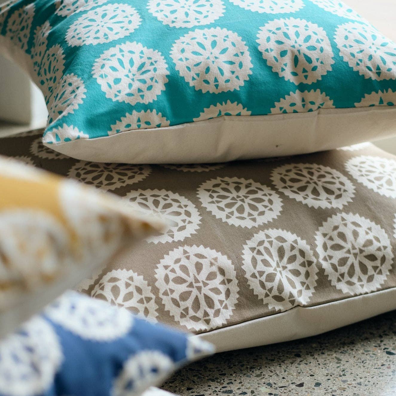 Accent Pillow Cover - Senikau Print