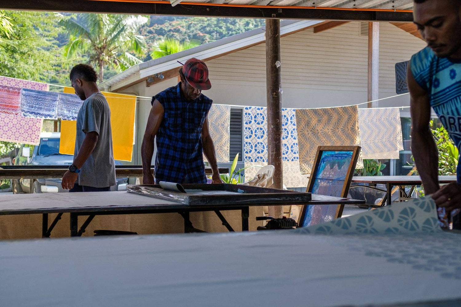 Accent Pillow Cover - Senikau Print