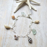 Ocean Charm Bracelet in Sterling