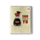 Sho Proud Of You Sticker Greeting Card