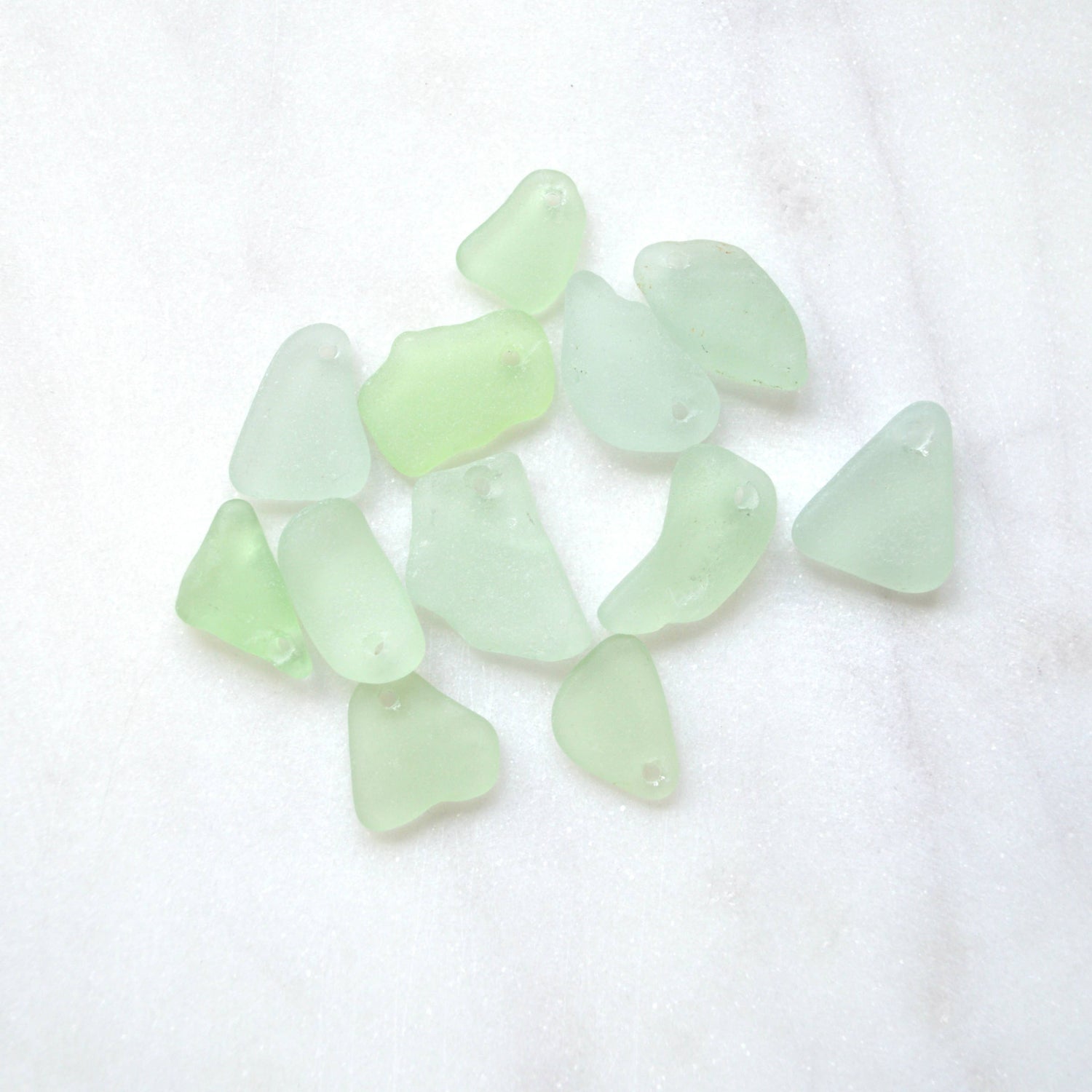 Sea Foam Sea Glass Pendant