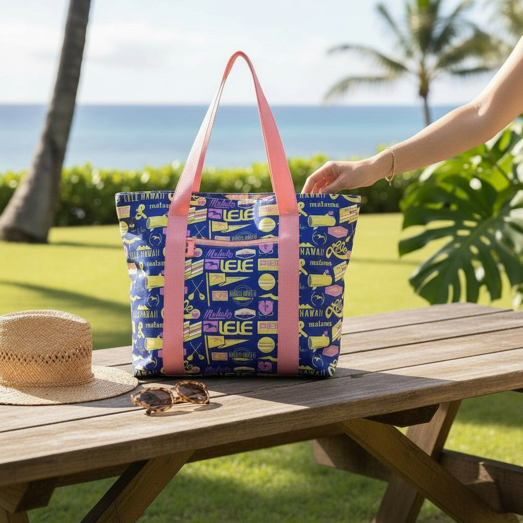 Lele Choke Logo Nylon Ripstop Tote