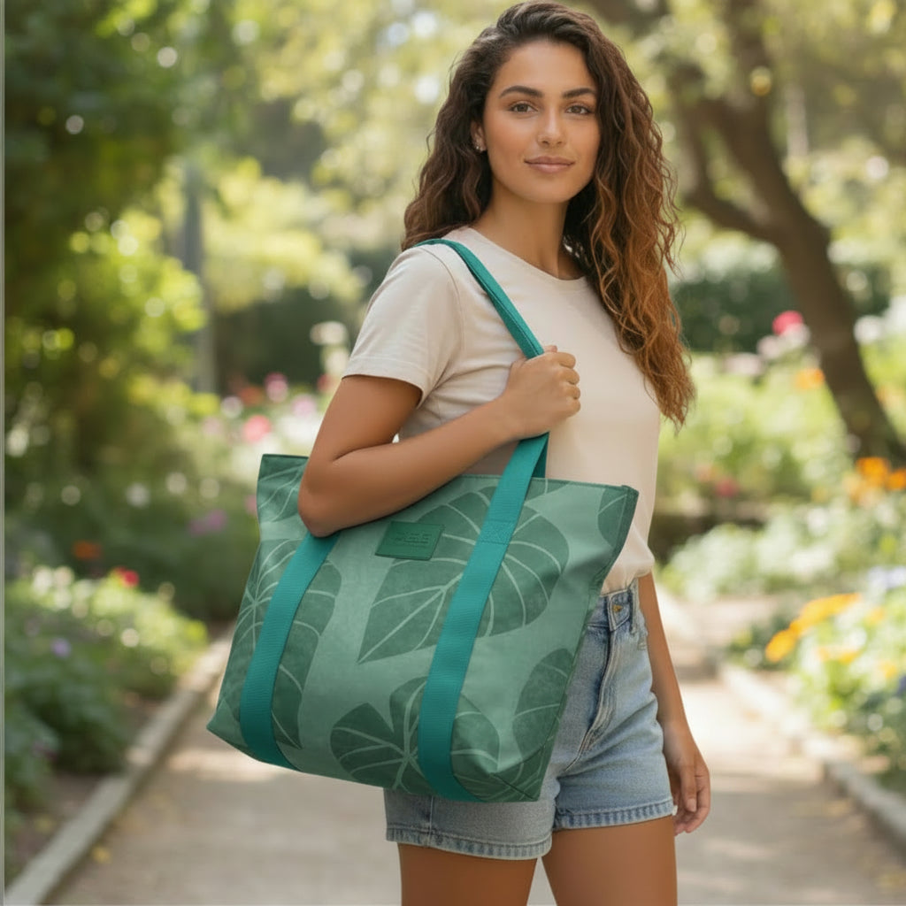 Kalo Collection Nylon Ripstop Tote and Pouch Set