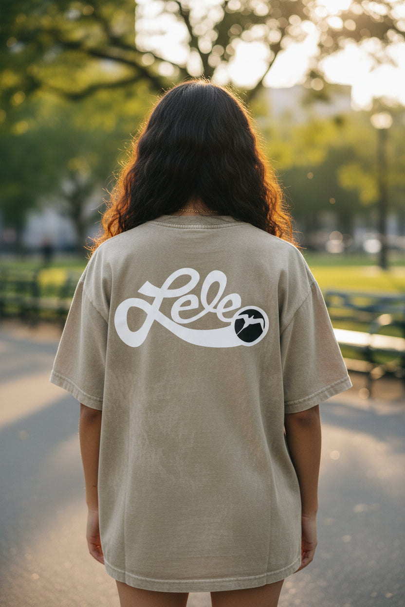 Cursive Lele Logo Heavy Weight Tee